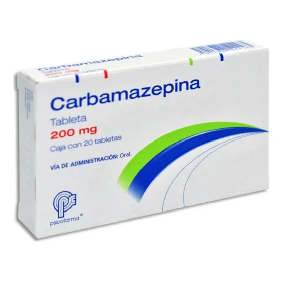Carbamazepina 200 Mg Caja 20 Tabletas Psicofarma Laboratorio