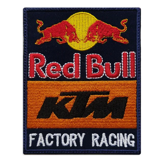 Parche Bordado Ktm Redbull Factory Racing Motos