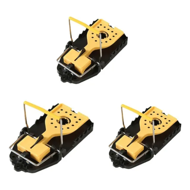 3 Trampas Para Ratas Ratones Tamaño Grande Muy Util 