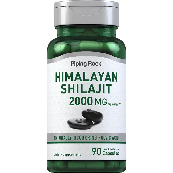 Acido Fulvico Himalayan Shilajit Himalaya Resina Capsulas Balance Higado Endurancia Vigor Integral Afectiva Estimulante Alta Dolor Intelectual Roca