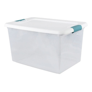 3 Cajas Almacenamiento Grande Con Tapa Multiusos Cap. 66 Lt 3 Cajas Almacenamiento Grande Con Tapa Multiusos Cap. 66 Lt