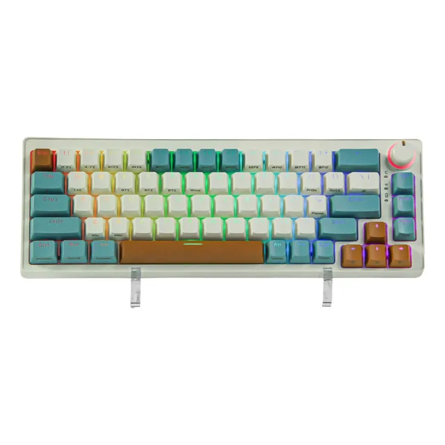 Teclado Mecánico Za68 - 68 Teclas, Rgb, Wireless, Hot-swap