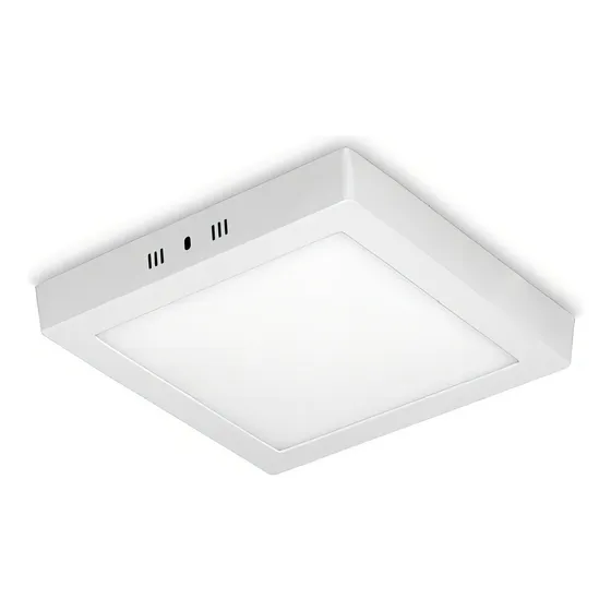Panel Plafon Led Cuadrado 12w De Exterior Blanco Frio