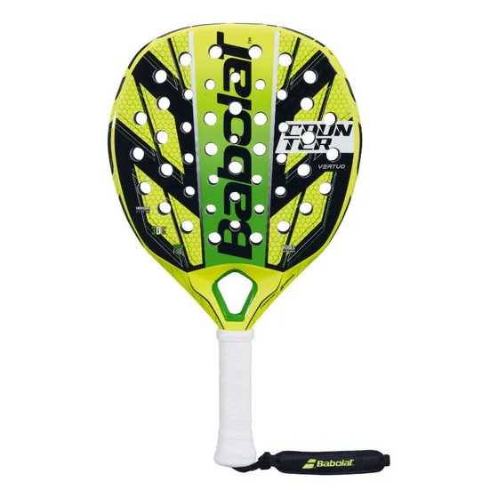 Paleta Padel Babolat Counter Vertuo 2023 Overgrip Color Negro y Amarillo