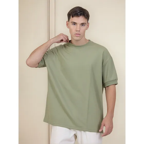 Buzo Viste Vilo Oversize Hombre Manga Corta Rustico Peinado