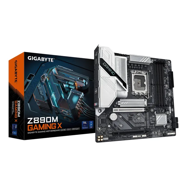 MAINBOARD GIGABYTE Z890M GAMING X, DDR5, COLOR NEGRO