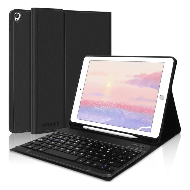 Iveoppe Teclado iPad Ñ Bluetooth - 9/8/7/air3/pro10.5