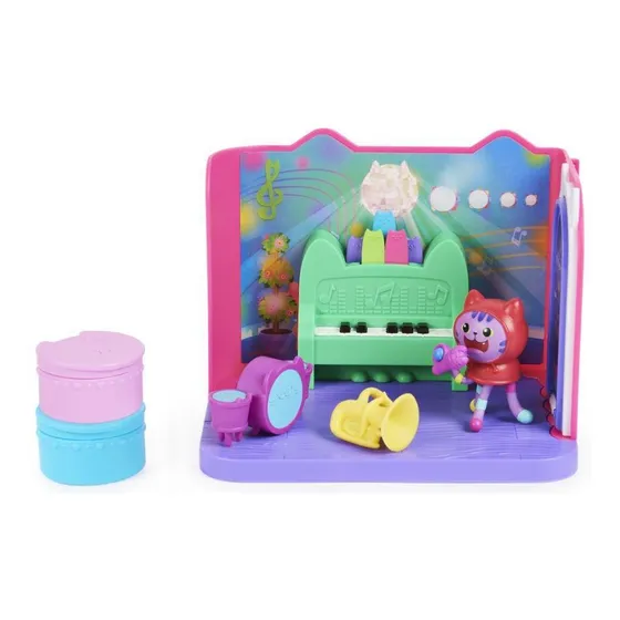 Gabbys Dollhouse Set De Lujo Cuarto De Música