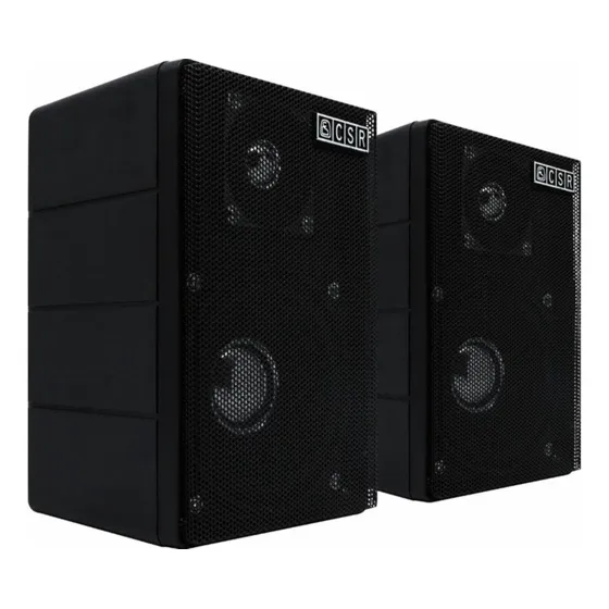 Caixa De Som Acústica Ambiente Csr 75m 40w Rms 8 Ohms Par Cor Preto