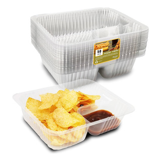 50 Bandejas Desechables Para Nachos Para Pc, 22 Oz. Contene 50 Bandejas Desechables Para Nachos Para Pc, 22 Oz. Contene