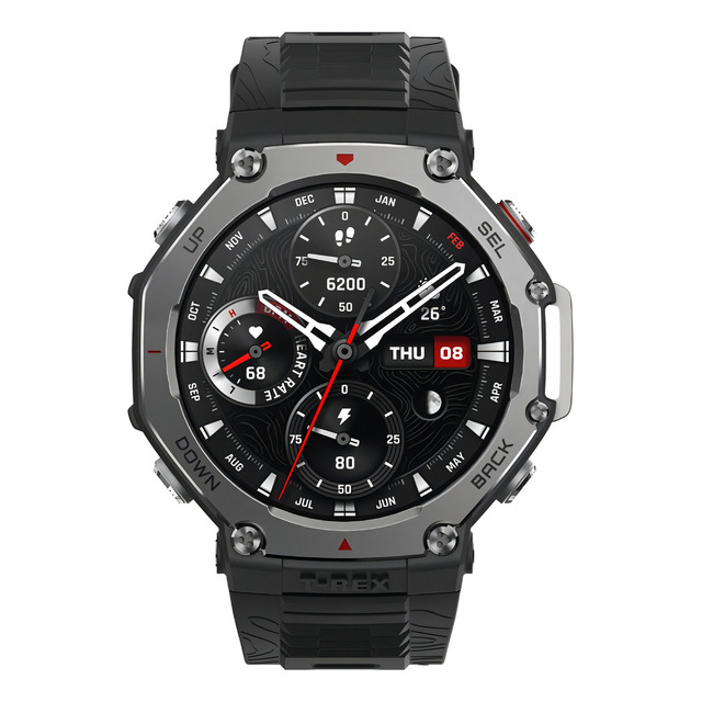 Smartwatch Amazfit T-rex 3 - 2024 Caixa Onyx Pulseira Onyx Smartwatch Amazfit T-rex 3 - 2024 Caixa Onyx Pulseira Onyx