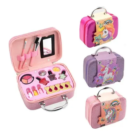 Juego Kit Maquillaje Belleza Para Niñas Lavables