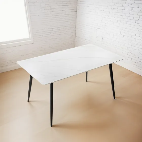 Mesa Sofisticada Diseño Mármol 130x80cm - Carolinas Store.