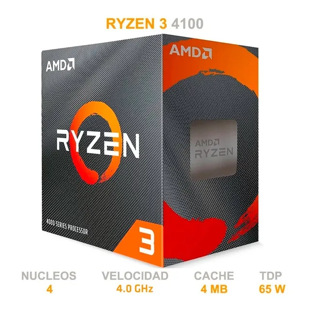 Procesador Amd Ryzen 3 4100 4.0ghz 4core Am4 100-100000510