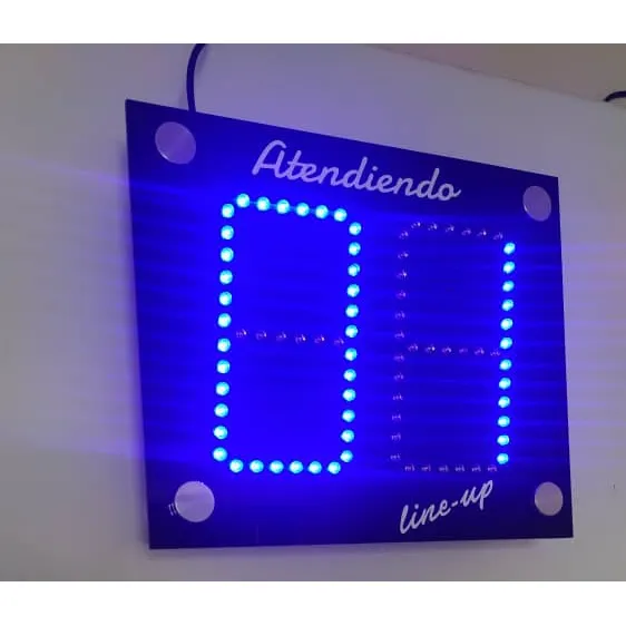 Kit Turno Organizador Cola Pantalla Led Ticket Serviturno