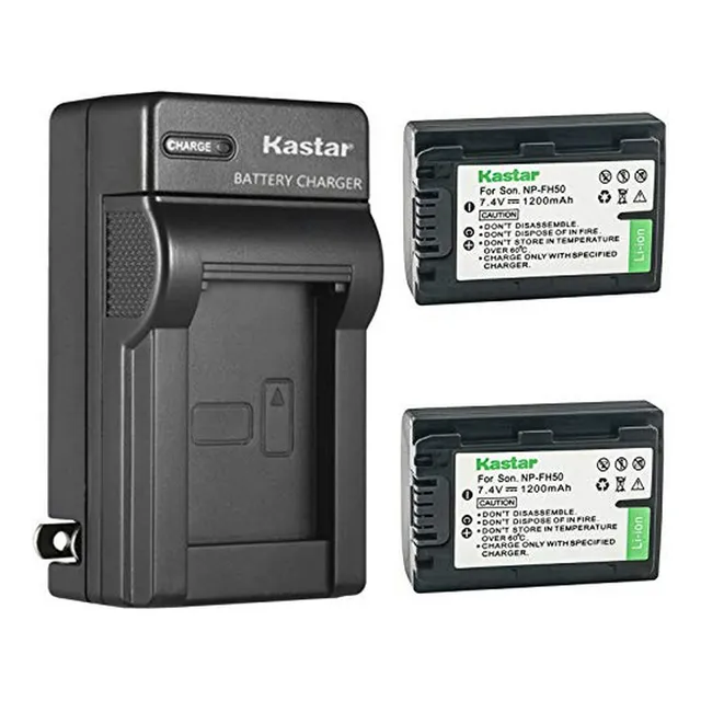 Cargador Y Batería Kastar Para Sony Np-fh30, Np-fh40, Np-fh5