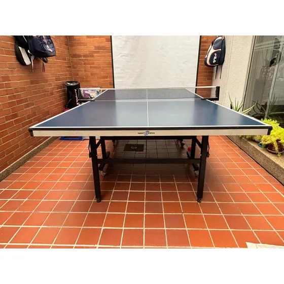 Mesa De Ping Pong Sportfitness Azul 2.74m Plegable