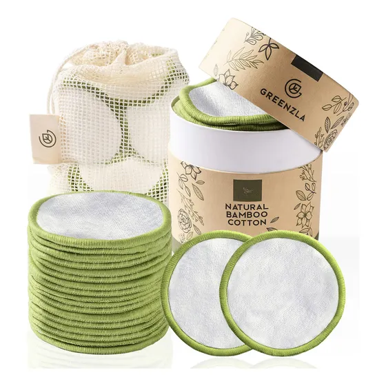 Almohadillas Desmaquillantes Reutilizables Greenzla (paquete