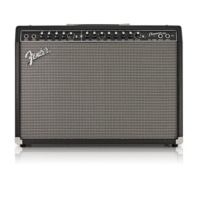 Amplificador Fender Champion Series 100 para guitarra de 100W color negro/plata 220V