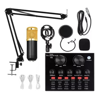 Kit Microfone Bm800 EstĂșdio Profissional Interface Mesa V8s Kit Microfone Bm800 EstĂșdio Profissional Interface Mesa V8s