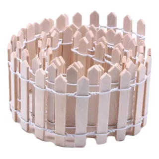 Mini Valla De Madera Para Árbol De Navidad, Decoración De Mini Valla De Madera Para Árbol De Navidad, Decoración De