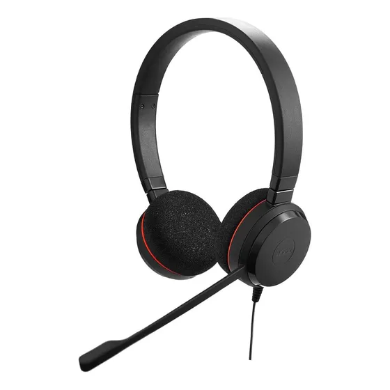 Headset Fone Jabra Evolve 20 Stereo Ms 4999823109 Usb Cor Black