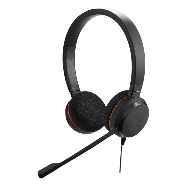 Headset Fone Jabra Evolve 20 Stereo Ms 4999823109 Usb Cor Black