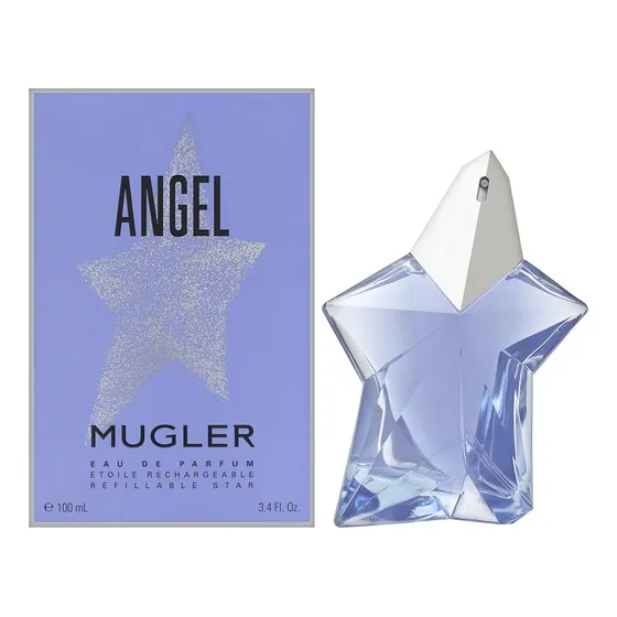 Perfume Rellable Con Forma De Estrella Mugler Angel, Agua De