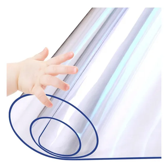 A Protector De Mesa Transparente De Plastico Pvc De 34 X