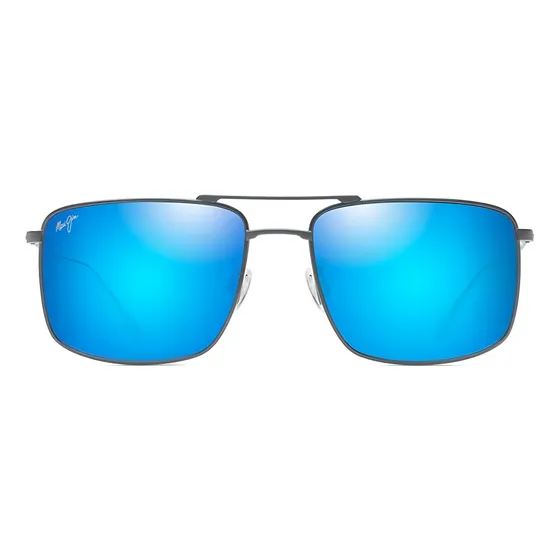 Óculos de sol retangulares Maui Jim Aeko - polarizados, cor: lentes Paloma Grey/Blue Hawaii
