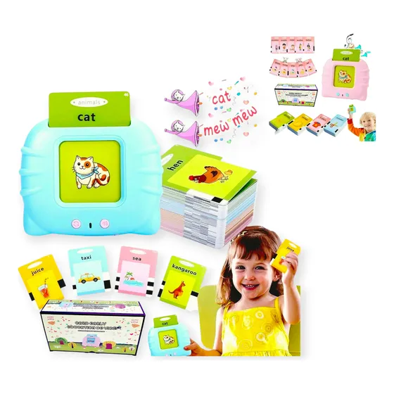 Juego De Aprendizaje Español-inglés Para Niños 224 Palabras