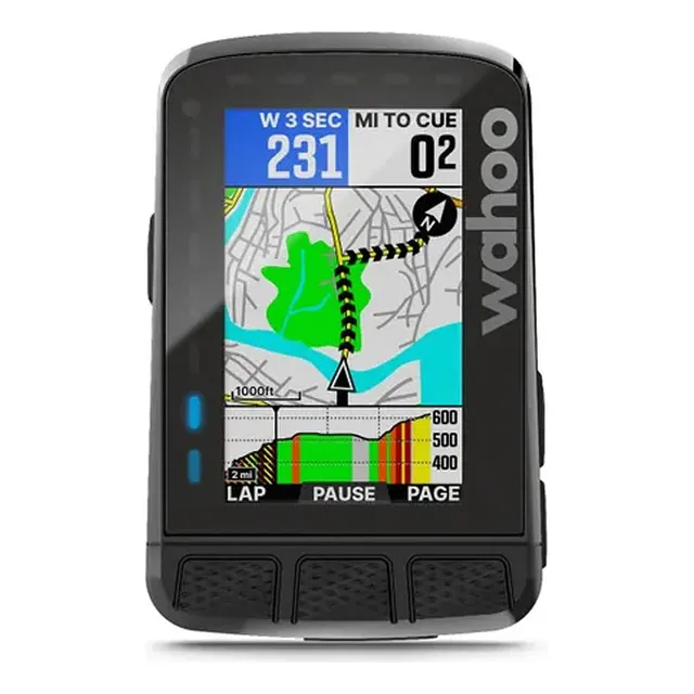Ciclocomputador Wahoo Elet Roam V2 Gris