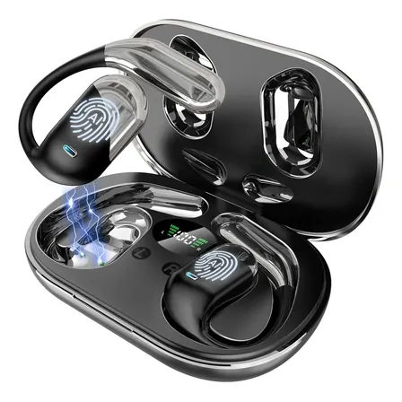Fone Tradutor Bluetooth Hancdon 144 Idiomas App Gratuito Com Ativação Cinza
