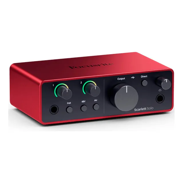 Interfaz de audio Focusrite Scarlett Solo 4th Gen