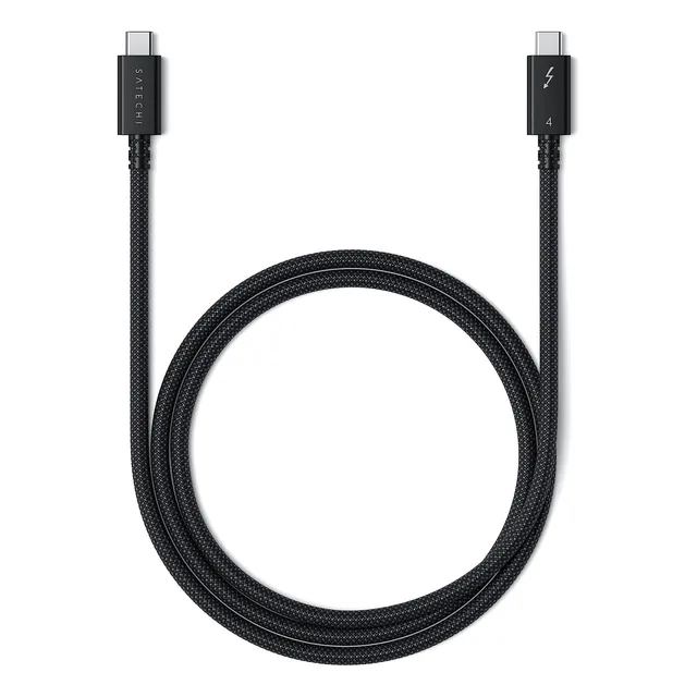 Cable Satechi Usb C Thunderbolt 4, 1 M, 40 Gbps, 240 W, Pd,