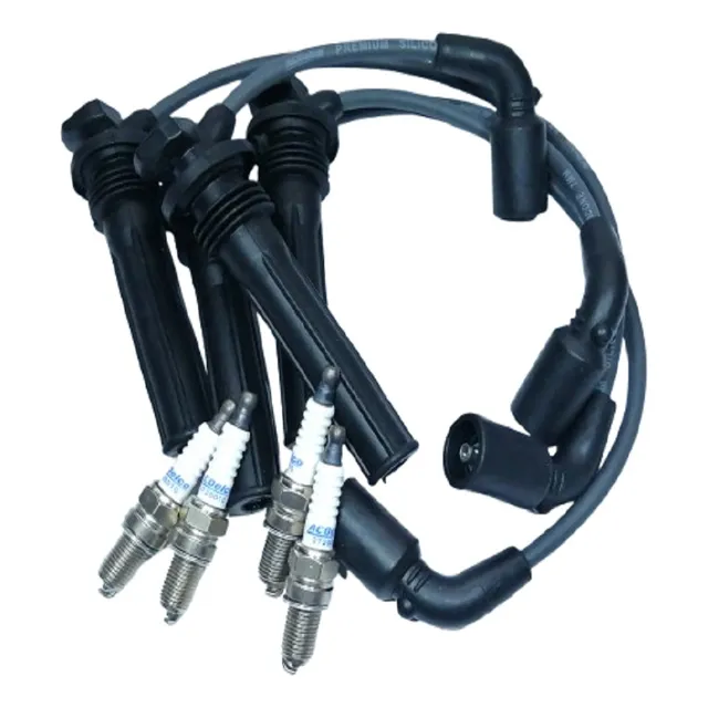 Cables Instalación Alta Y Bujías Para Spark Gt 1.2 Beat 1.2
