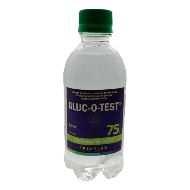 Gluc-o-test Semelhante Glutol 75g 300ml Sabor Limão Renylab