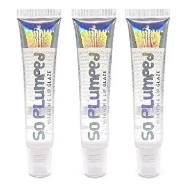 Set De 3 Gloss So Plumped Lip Glaze Italia Deluxe Transparente