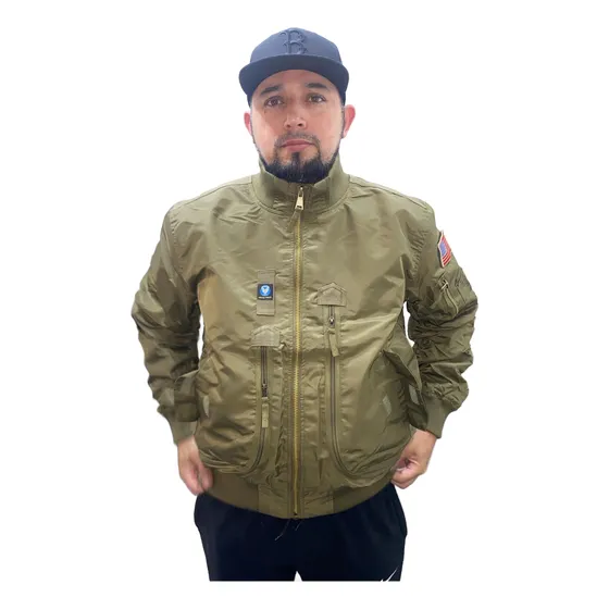 Chaqueta De Vuelo Rothco Model Ma1 Aviador Bomber Reversible