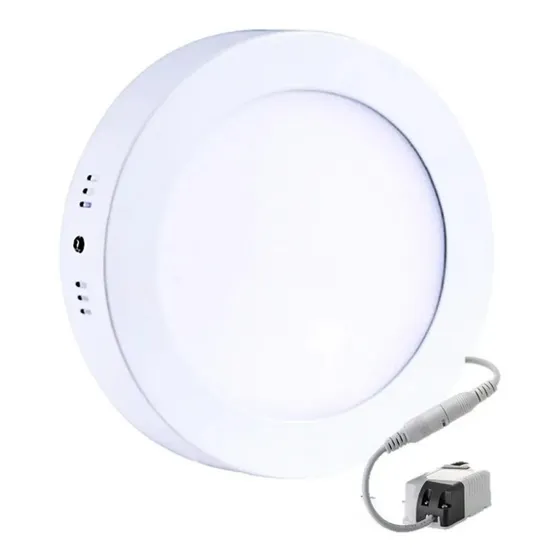 Led Panel Redondo Superficial 24w (85-277v)