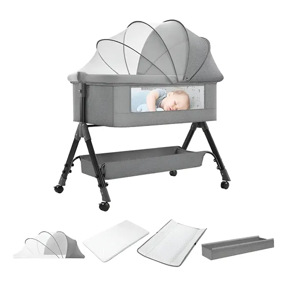 Cuna Colecho Corral Bebe Guagua Mosquitero Colchon Mudador