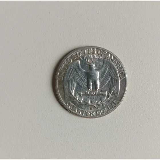 Moneda De Plata Quarter Dollar 1964