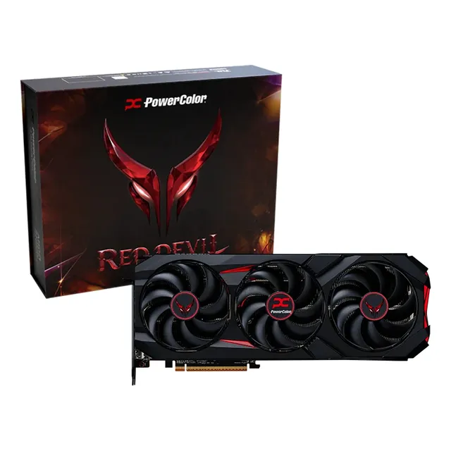 Tarjeta De Video Powercolor Red Devil Rx 9070 Xt 16gb Gddr6