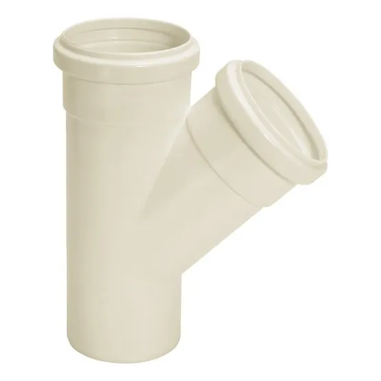 Junção Simples Esgoto 75 Mm = 3 Polegadas Amanco Pvc Branco