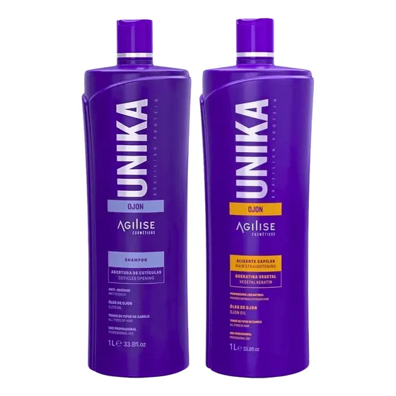 Kit Progressiva Sem Formol Unika Ojon Agilise 1l
