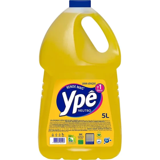 Detergente Lava Louça Ypê Neutro 5L
