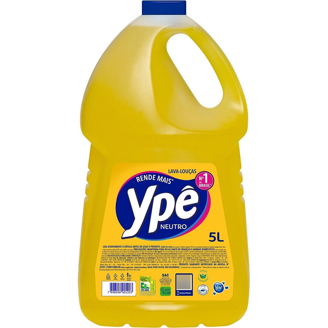 Detergente Lava Louça Ypê Neutro 5l Detergente Lava Louça Ypê Neutro 5l