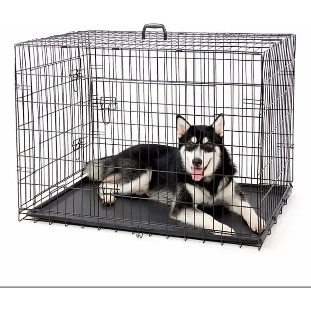 Jaula Gigante Metal Plegable Para Mascotas Perros