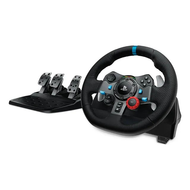 Volante Pedalera Logitech G29 - Ps4 Ps3 Y Pc - Cover Co Color Negro