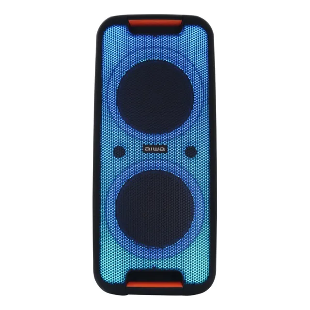 Bocina Aiwa Awpok3ld Portatil 2x8 Bluetooth Flame Led 100w 